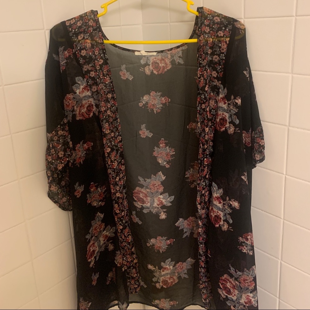 Floral cardigan
